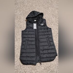 New Balance Black Hooded Vest